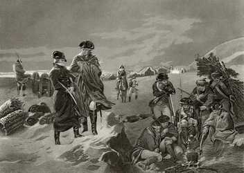 George Washington and La Fayette at Valley Forge, from 